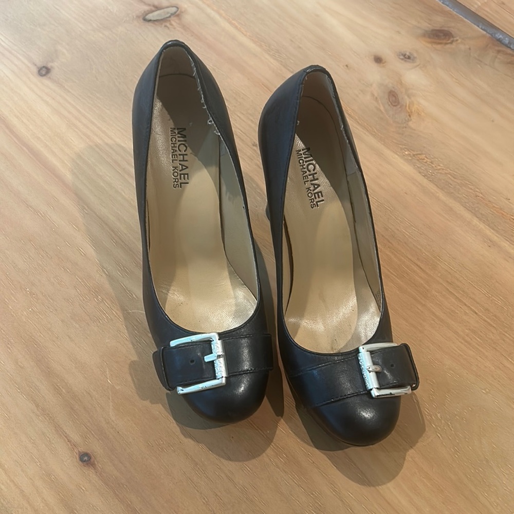 Michael Kors Platform Buckle Heels